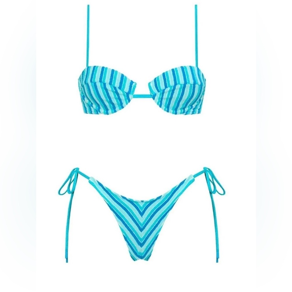 Triangl Mala Sour Stripe Bikini Set - Large (top) / Medium (bottom)
